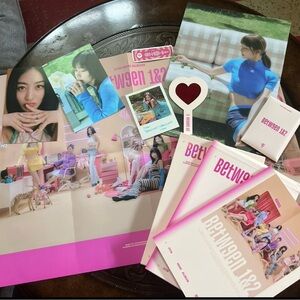 Twice between 1 & 2 album with photo cards